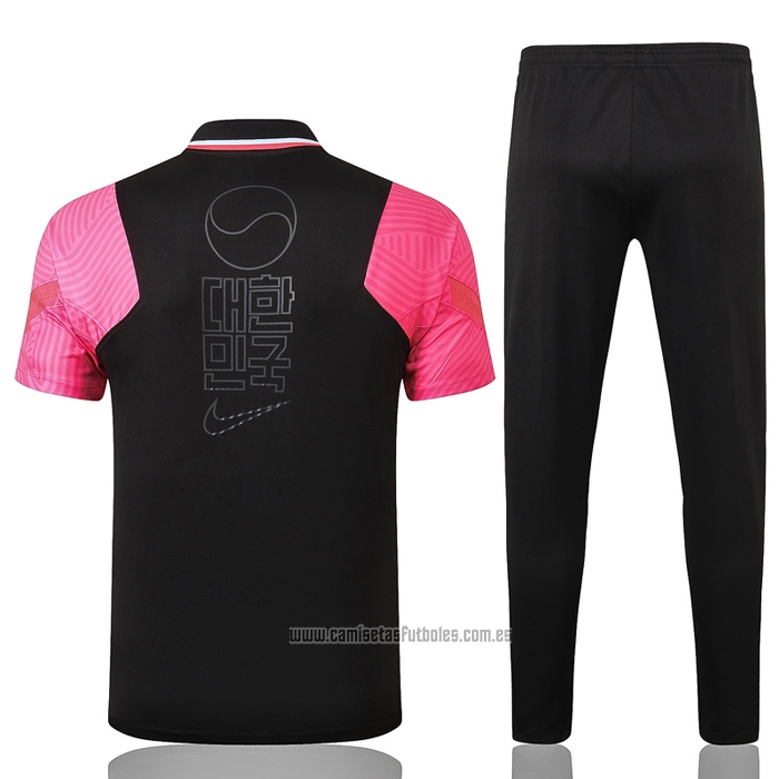 Conjunto Polo Corea del Sur 2020-2021 Negro